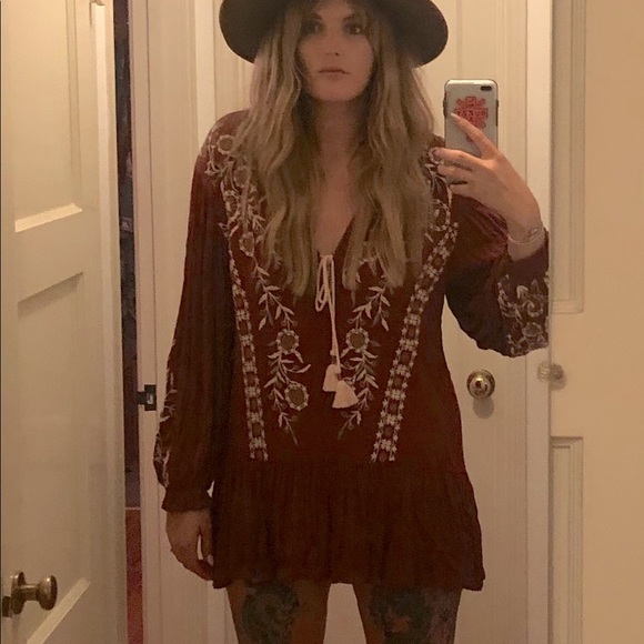Rust free people tunic - Picture 1 of 7